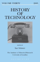 book History of Technology Volume 30: Volume 30, 2011