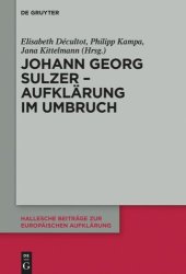 book Johann Georg Sulzer - Aufklärung im Umbruch