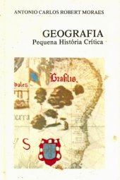 book Geografia, Pequena História Crítica