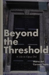 book Beyond the Threshold: A Life in Opus Dei