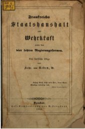 book Frankreichs Staatshaushalt und Wehrkraft unter den vier letzten Regierungsformen : Eine statistische Skizze