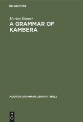 book A Grammar of Kambera