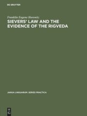 book Sievers' law and the evidence of the Rigveda