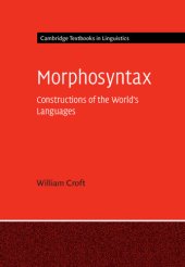 book Morphosyntax: Constructions of the World's Languages