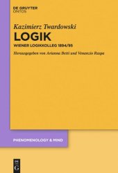 book Logik: Wiener Logikkolleg 1894/95