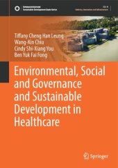 book Environmental, Social and Governance and Sustainable Development in Healthcare