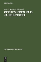 book Geistesleben im 13. Jahrhundert