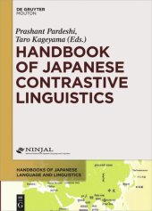 book Handbook of Japanese Contrastive Linguistics