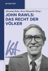 book John Rawls: Das Recht der Völker