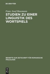 book Studien zu einer Linguistik des Wortspiels: Das Wortspiel im "Canard enchaîné"