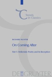 book On Coming After: Studies in Post-Classical Greek Literature and its Reception