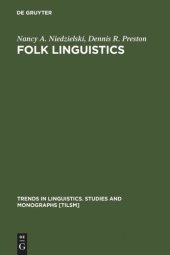 book Folk Linguistics