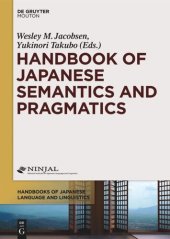 book Handbook of Japanese Semantics and Pragmatics