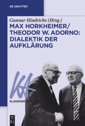 book Max Horkheimer/Theodor W. Adorno: Dialektik der Aufklärung