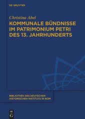 book Kommunale Bündnisse im Patrimonium Petri des 13. Jahrhunderts