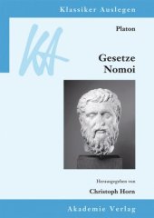 book Platon: Gesetze/Nomoi