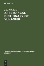 book A Historical Dictionary of Yukaghir