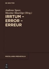 book Irrtum – Error – Erreur