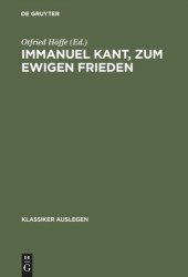 book Immanuel Kant, zum ewigen Frieden