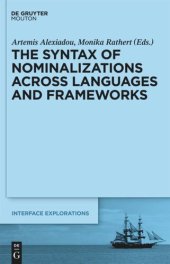 book The Syntax of Nominalizations across Languages and Frameworks