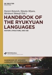 book Handbook of the Ryukyuan Languages: History, Structure, and Use