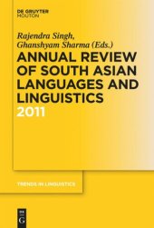 book Annual Review of South Asian Languages and Linguistics: 2011