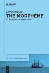 book The Morpheme: A Theoretical Introduction