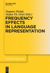 book Frequency Effects in Language: Volume 2 Frequency Effects in Language Representation