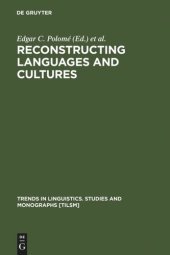 book Reconstructing Languages and Cultures