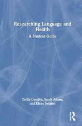 book Researching Language and Health: A Student Guide