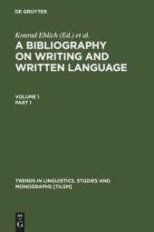 book A Bibliography on Writing and Written Language