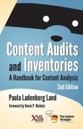 book Content Audits and Inventories: A Handbook for Content Analysis