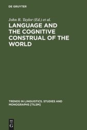 book Language and the Cognitive Construal of the World