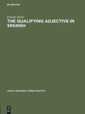 book The Qualifying Adjective in Spanish