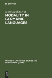 book Modality in Germanic Languages: Historical and Comparative Perspectives