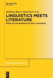 book Linguistics Meets Literature: More on the Grammar of Emily Dickinson