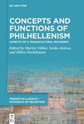 book Concepts and Functions of Philhellenism: Aspects of a Transcultural Movement