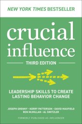 book Influencer, 3rd Edition: The New Science of Leading Change