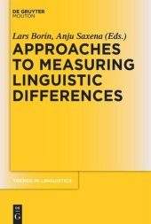 book Approaches to Measuring Linguistic Differences