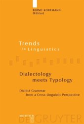 book Dialectology meets Typology: Dialect Grammar from a Cross-Linguistic Perspective