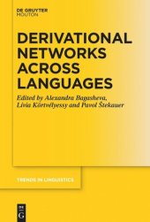 book Derivational Networks Across Languages