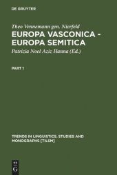 book Europa Vasconica - Europa Semitica