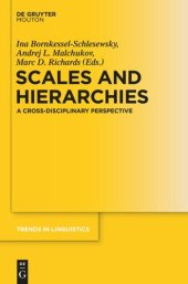 book Scales and Hierarchies: A Cross-Disciplinary Perspective