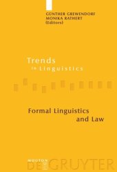 book Formal Linguistics and Law