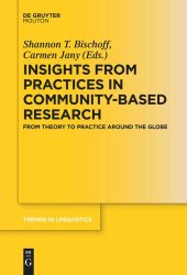 book Insights from Practices in Community-Based Research: From Theory To Practice Around The Globe