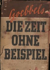 book Joseph Goebbels - Die Zeit ohne Beispiel