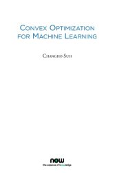 book Convex Optimization for Machine Learning