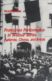 book Proletarian Performance in Weimar Berlin