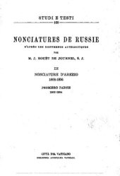 book Nonciatures de Russie (rist. anast.). Nonciature d'Arezzo (1802-1804)