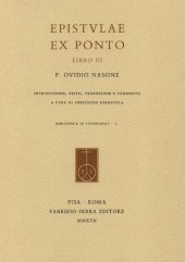 book Ovidio: Epistulae ex Ponto, Libro III.